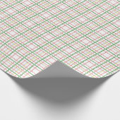 Geruit cadeaupapier met strikken (Hoek)