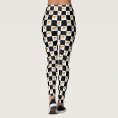 Geruit Cyprus Vlag patroon Leggings (Achterkant)