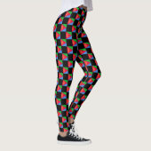 Geruit Eritrea-vlagpatroon Leggings (Rechts)