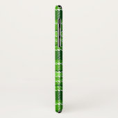 Geruit groen kleurpatroon Case-Mate iPhone case (Achterkant/links)