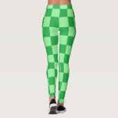 Geruit Groen Leggings (Achterkant)
