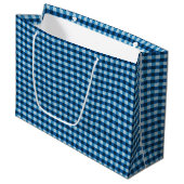 Geruit Groot Cadeauzakje (Voorkant Gekanteld)