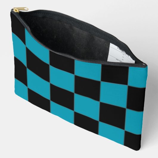 Geruit groot etui (Open)
