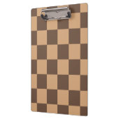  geruit in warme browns klembord (Links)