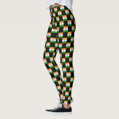 Geruit India-vlagpatroon Leggings (Links)