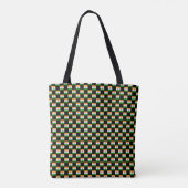Geruit India-vlagpatroon Tote Bag (Achterkant)