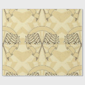 geruit inpakpapier voor racevlaggen (Vlak)