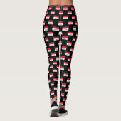 Geruit Irak-vlagpatroon Leggings (Achterkant)