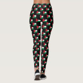 Geruit Jordan-vlagpatroon Leggings (Achterkant)