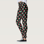 Geruit Jordan-vlagpatroon Leggings (Links)