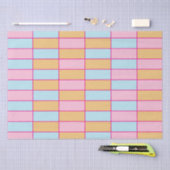 Geruit kleurrijk geruit patroon tissuepapier (Craft)