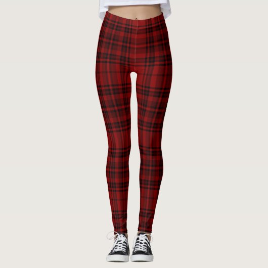 GERUIT LAND KATOENRUI ROOD LEGGINGS (Voorkant)