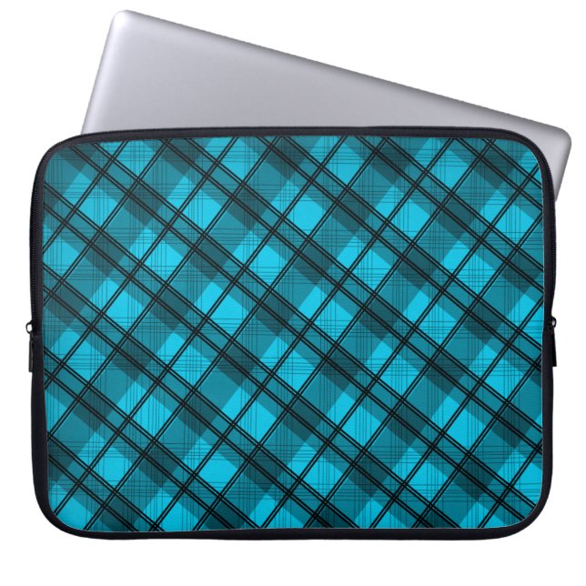 Geruit Laptop Sleeve (Voorkant)