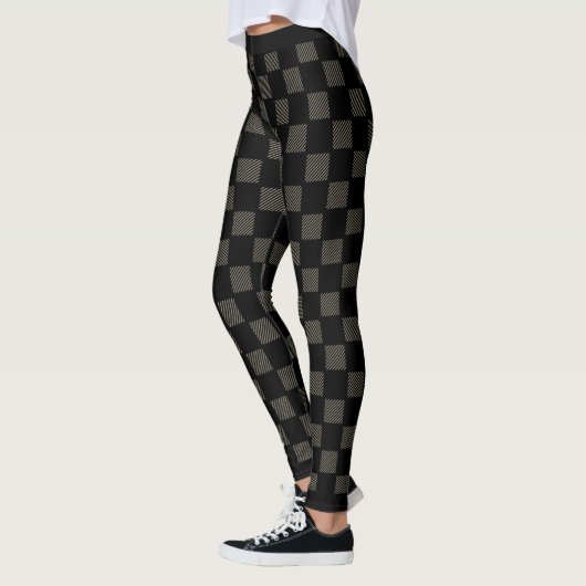 Geruit leggings (Links)
