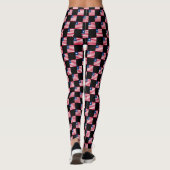 Geruit Liberia-vlagpatroon Leggings (Achterkant)