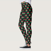 Geruit Malawi-vlagpatroon Leggings (Links)
