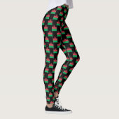 Geruit Malawi-vlagpatroon Leggings (Rechts)