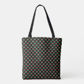 Geruit Malawi-vlagpatroon Tote Bag (Achterkant)