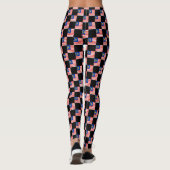 Geruit Maleisisch vlagpatroon Leggings (Achterkant)