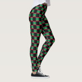 Geruit Mauritaans vlagpatroon Leggings (Rechts)