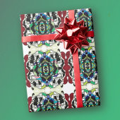 Geruit ontwerp cadeaupapier
