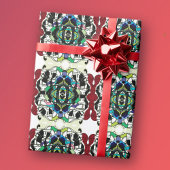 Geruit ontwerp cadeaupapier