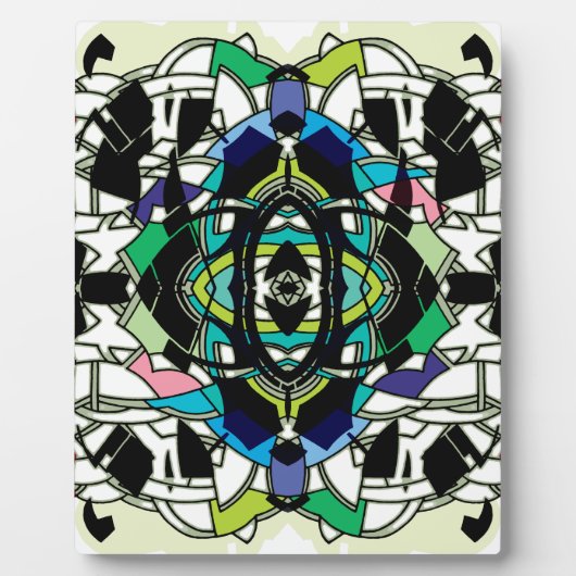 Geruit ontwerp fotoplaat (Voorkant)