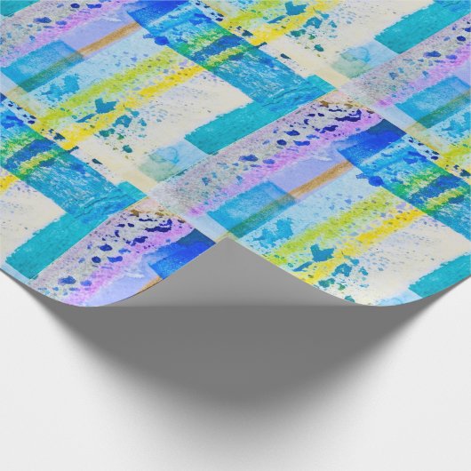 geruit papier voor het verpakken van Waterverven (Hoek)