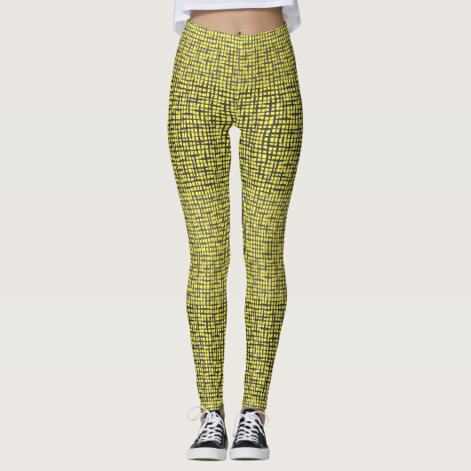 Geruit Patroon.01 Leggings (Voorkant)