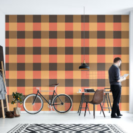  geruit patroon behang