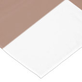 Geruit patroon in wit en Mocha Mousse Tafelkleed (Gekanteld)