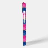 Geruit patroon met zigzagkleuring Case-Mate iPhone case (Achterkant / Links)