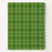 Geruit patroon notitieboek (Achterkant)