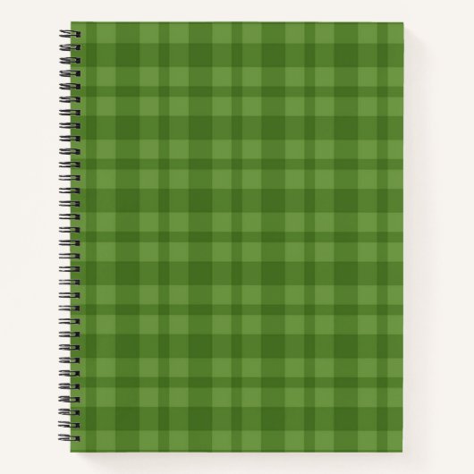 Geruit patroon notitieboek (Voorkant)