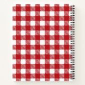 Geruit patroon notitieboek (Achterkant)