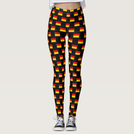 Geruit patroon van de Duitse vlag Leggings