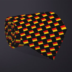 Geruit patroon van de Duitse vlag Stropdas