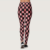 Geruit Peru Vlag Patroon Leggings (Achterkant)
