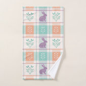 Geruit Plaid Easter Bad Handdoek (Handdoek)