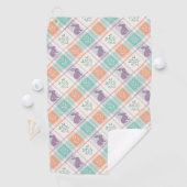 Geruit Plaid Easter Golfhanddoek (Insitu)