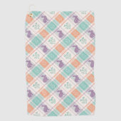 Geruit Plaid Easter Golfhanddoek (Voorkant)