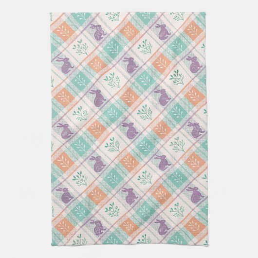 Geruit Plaid Easter Theedoek (Verticaal)