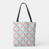 Geruit Plaid Easter Tote Bag (Achterkant)