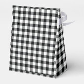 Geruit Plaid Zwart-wit Plaid Bedankdoosjes (Achterkant)