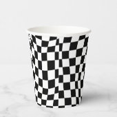 Geruit Preppy Glimlach Een Gelukkig Dude 1e Verjaa Papieren Bekers (Rechts)