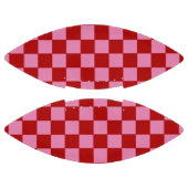 Geruit rood en heet roze american football (Panelen)