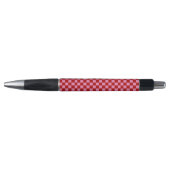 Geruit rood en heet roze pen (Voorkant)