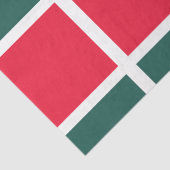 Geruit rood groen geruit tissuepapier (Detail)