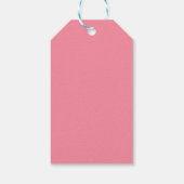 Geruit Roze en Zwart Cadeaulabel (Achterkant)