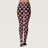 Geruit Slowakije Vlag patroon Leggings (Achterkant)